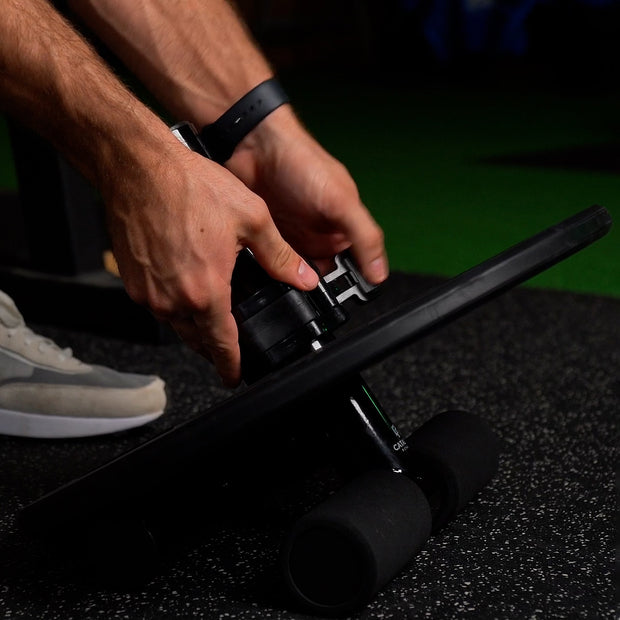 The Catalyst TibPro comes with a free collar to add weight and progressively overload your tibialis training